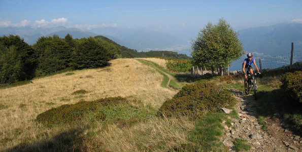 Sentiero verso l'Alpe di Naccio
